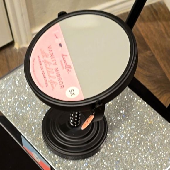 Danielle Creations Studded Stem Standing Mirror - Picture 6 of 7